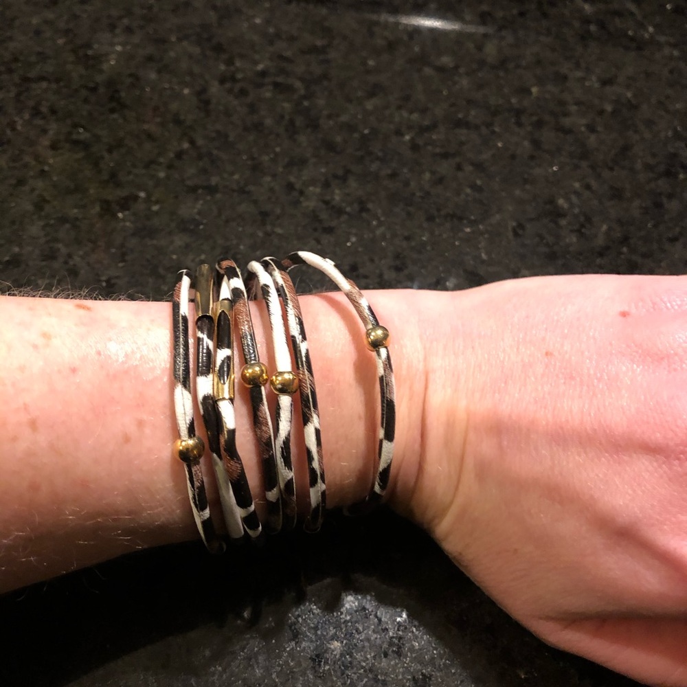 Animal Print Magnetic Bracelet